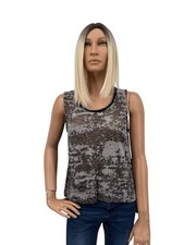 Rütme top Bluse ärmellos