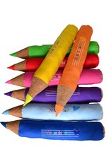 XXL Buntstift Kissen 90 cm – Schulkind Deko – 8 Farben – Einschulung Geschenk