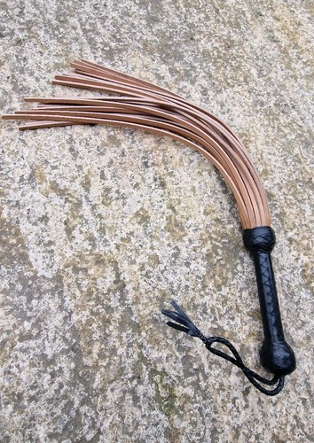 Schwarzer ledergriff und - (neu),