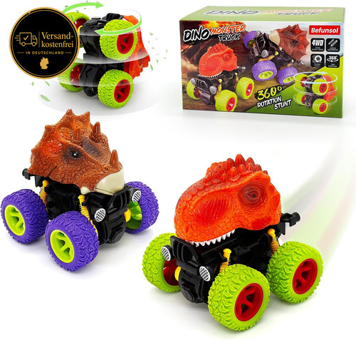 Dinosaurier monster truck - dinosaurier,