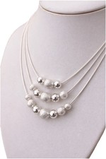Statement Collier Silber