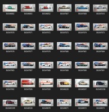 Verschiedene Busch Modellautos (LKW, PKW, Lieferwagen) Art. 48900-x H0 / 1:87