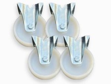 Wicke Vollgummirolle Bockrolle Bockrollen Schwerlastrolle Transportrolle Ø 125mm