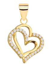 Kettenanhänger Gold Herz 925