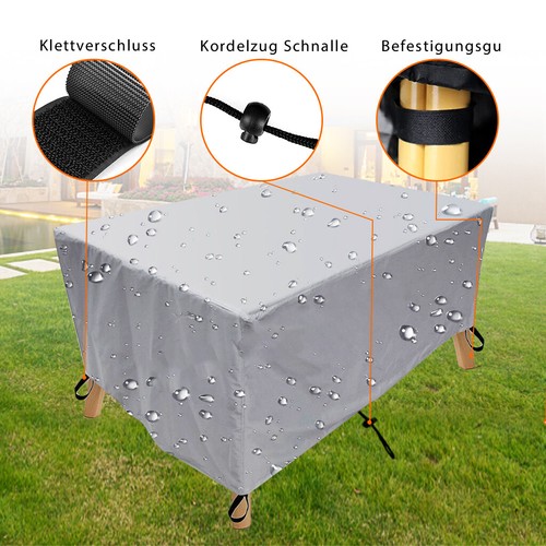 Gartentisch abdeckung - gartentisch,