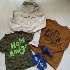 bekleidungspaket Jungen 116 Bis 128  3 Oberteile +1 Handschuhe Marc O‘Polo + H&M