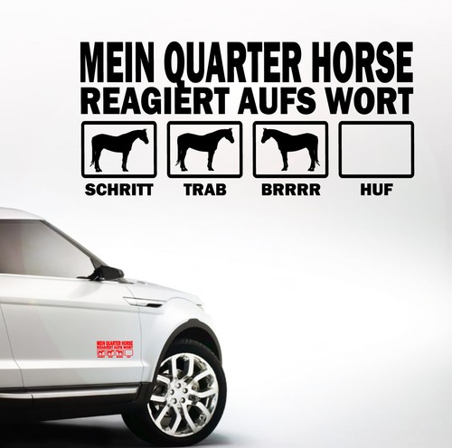 Auto aufkleber mein - auto, quarter