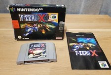 F-Zero X für das N64 mit Originalverpackung und Anleitung, Pal Version