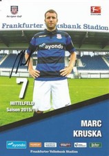 Marc Kruska - FSV Frankfurt - Saison 2015/2016 - Autogrammkarte  