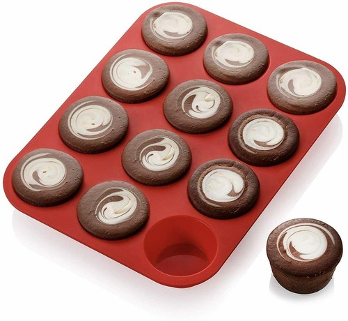 12er muffin form silikon back - muffin,