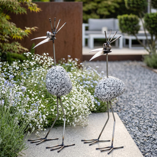 Steinvogel aus granit und - aus,