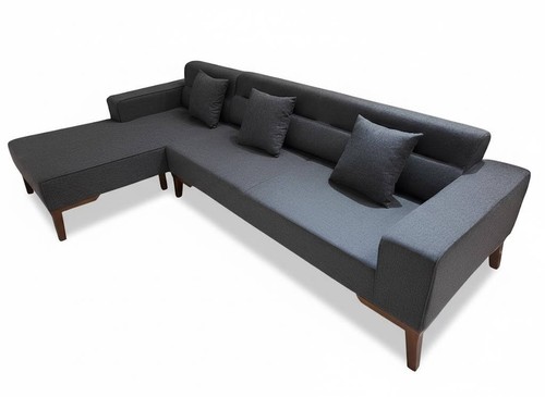 Luxus graues form - graues, sofa