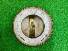 seltenes  antikes Barometer - METALLIC BAROMETER -  BOURDON/RICHARD