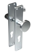 Türklinke/ Türbeschlag für Wohnungstür  Langschild 215 x 40mm Drücker/Knauf, PZ