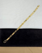 22k Plain Gold Bracelet Unisex