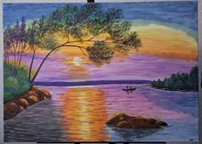 Beauty Of Sunset Acrylic