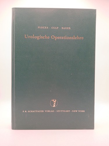 Urologische operationslehre - operationslehre, r