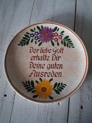Wandteller mit spruch - spruch, 20