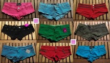 Damen hotpants totenkopf - hotpants,