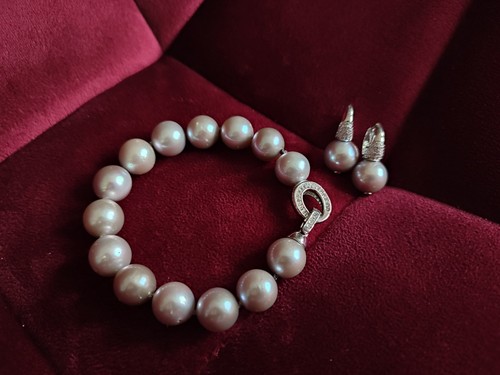 Armband und creolen set - creolen, aus