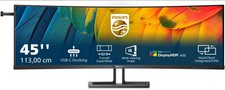 Philips 45B1U6900C 113cm (44,5") DQHD VA Curved Monitor 32:9 HDMI/DP/USB-C PD...