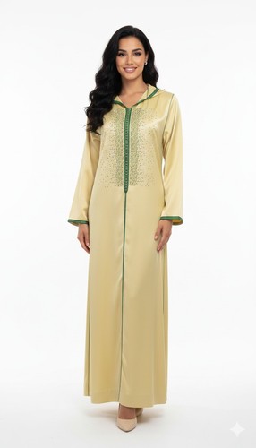 Damen langarm langkleid - langarm, mit