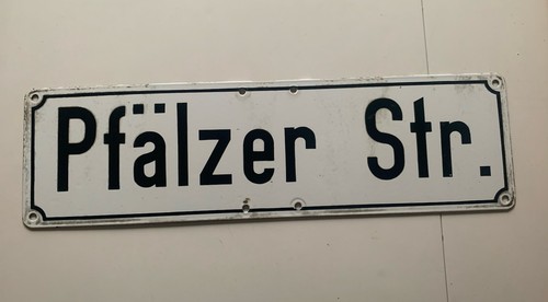 Alt strassenschild pfälzer - alt,