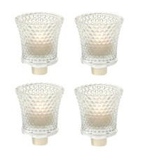 4x Teelichthalter für