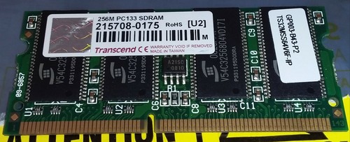 Transcend 256mb 133mhz - 133mhz, pc133
