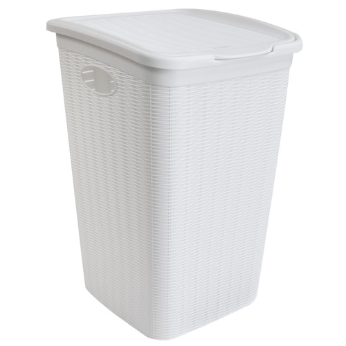 Wäschekorb rattan optik - wäschekorb, in