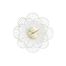 Wanduhr DKD Home Decor Blume