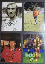 FC Barcelona 24 Original Autogramme auf Autogramm Fotos 