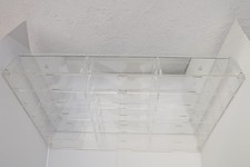 Vitrine Setzkasten H0 für Modelleisenbahnen verspie. Rückwand 75 x 55 x 11,5 cm