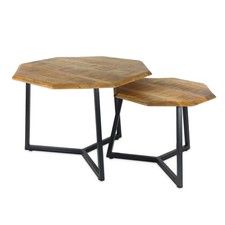 Couchtisch 2er Set achteckig
