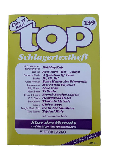 Top schlagertextheft 139 - top, nr.