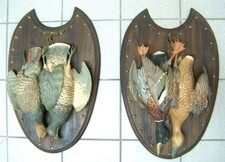 2 alte Jagdbilder, Relief