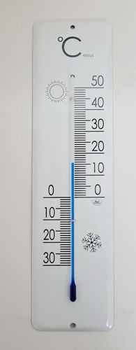 Emaille thermometer außen - emaille,