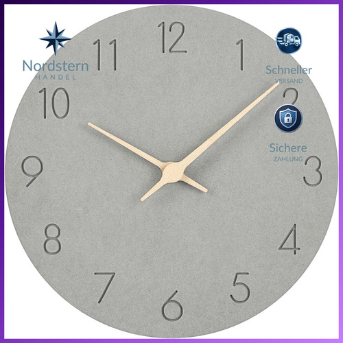 Wanduhr 30cm modern - 30cm, lautlos