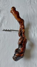 Vintage Wurzel Holz Korkenzieher 23cm