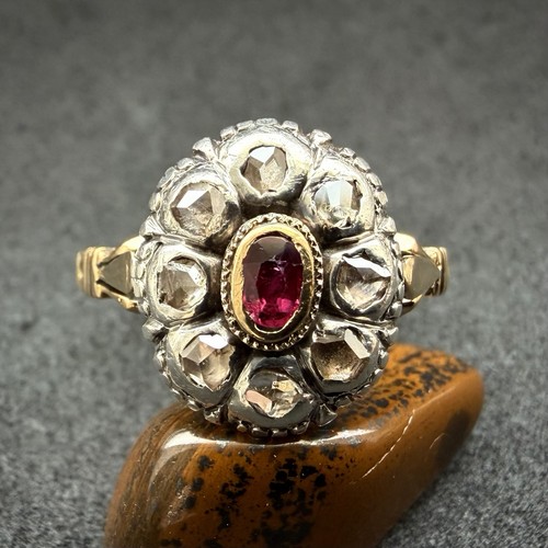 Georgian ring 14k 585 gold - georgian,