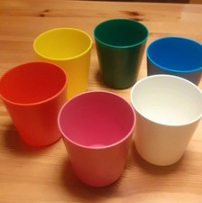 6 Trinkbecher von Ikea, ideal für Kindergeburtstag oder Camping