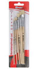 Pinselset 5 teilg Borstenpinsel 4 6 8 10 12 Schul Künstler Mal Pinsel Set