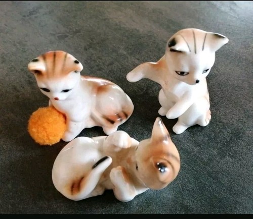 Katze porzellan vintage - x, 3,porzellan,
