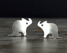 Ohrringe Silber 925 Elefant