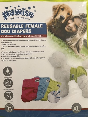 Hundewindel waschbar 3x - xl,