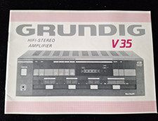 Grundig V35 HIFI-Stereo Amplifier,  Bedienungsanleitung
