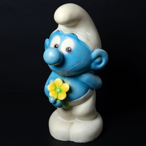 Schlumpf kunststoff tischlampe - kunststoff,