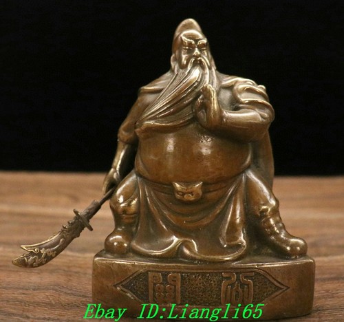 China bronze guangong - china,