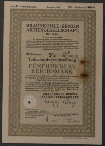 Braunkohle-Benzin