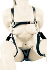 Bdsm bondage set leder harness - bdsm,